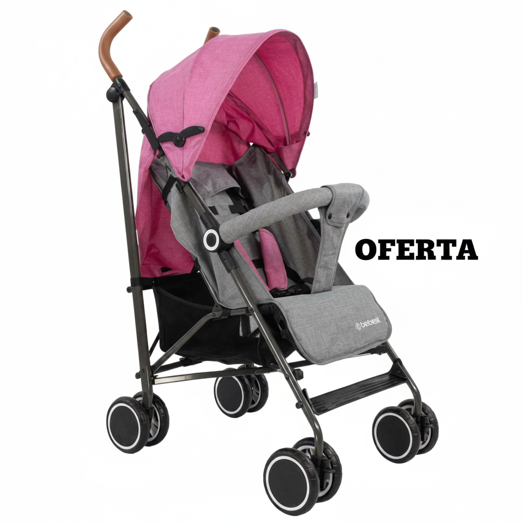 Coche Bebé Bebesit Clap 5103 Rosado