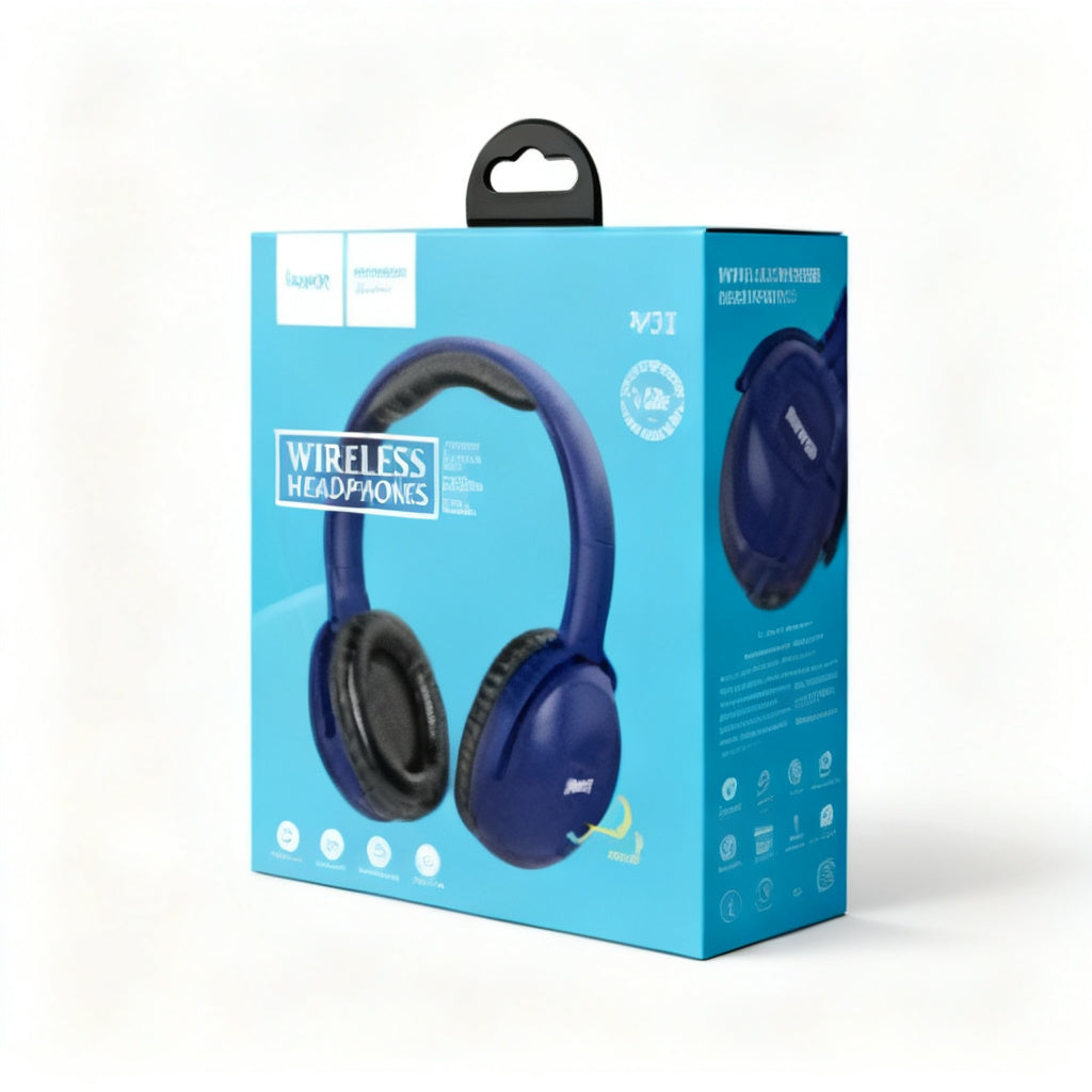 AURICULAR C/BLUETOOTH HOCO AZUL W33