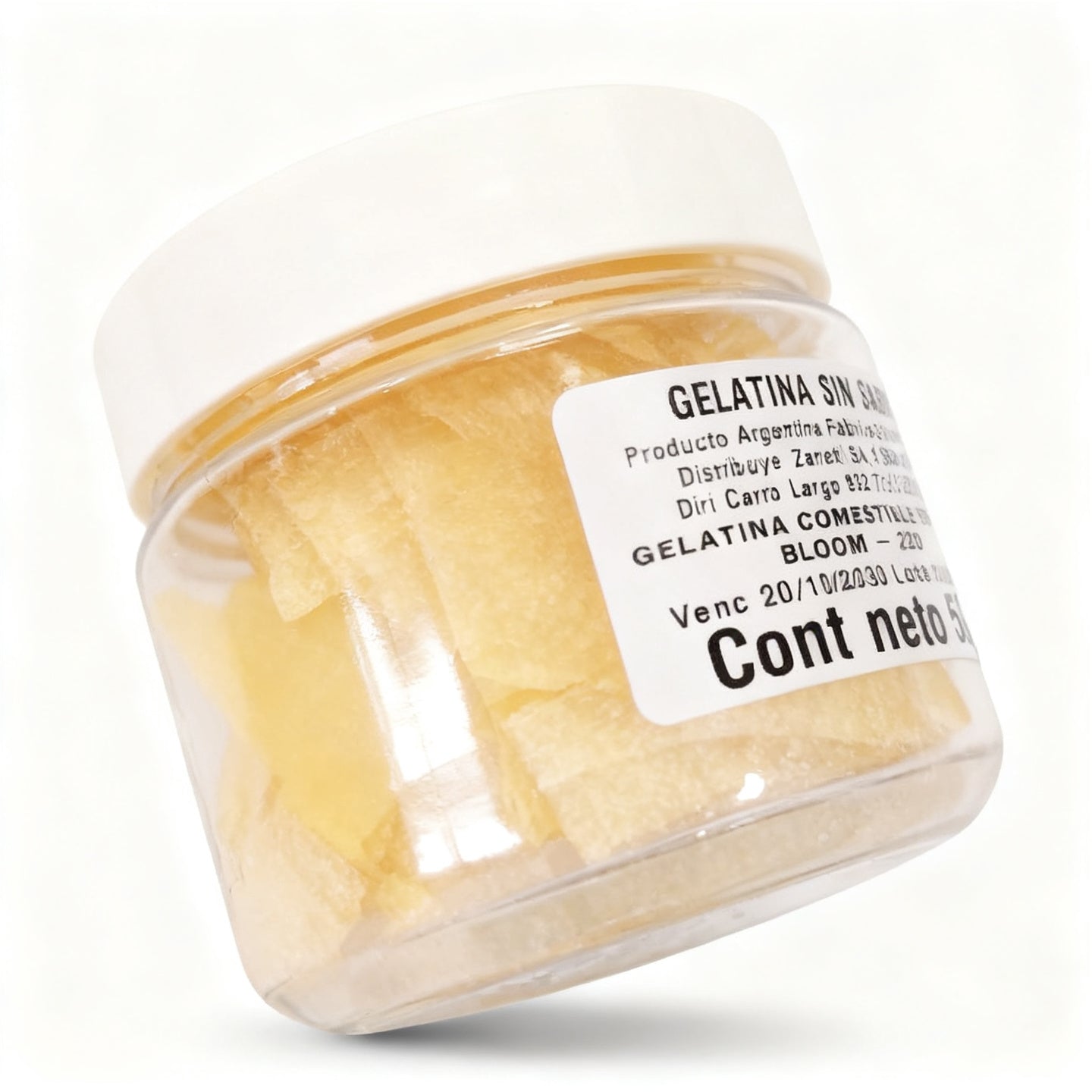Gelatina Sin Sabor 50gr