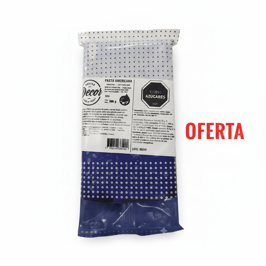 Pasta Americana Decor Azul 500g