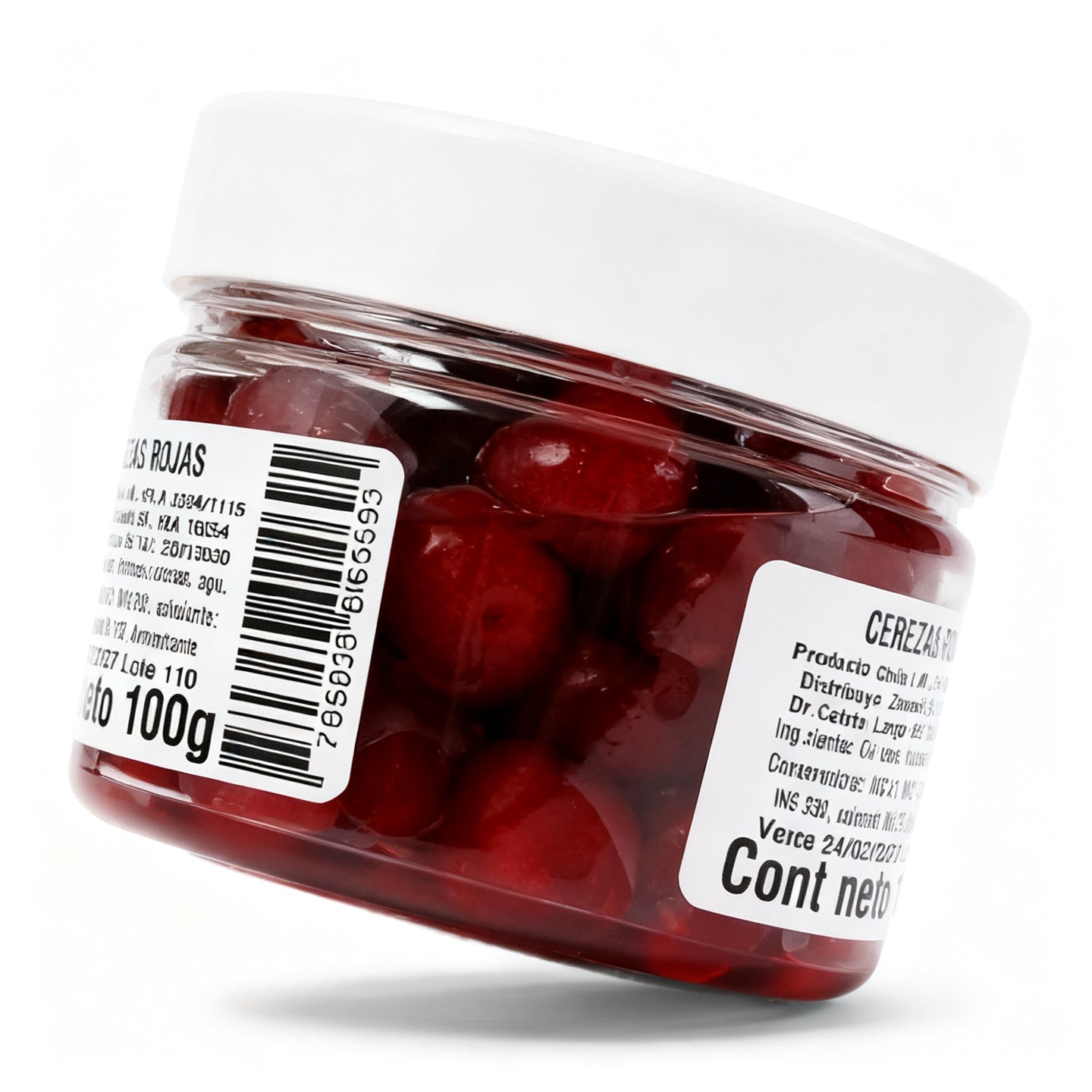 Cereza Confitada Roja 100g
