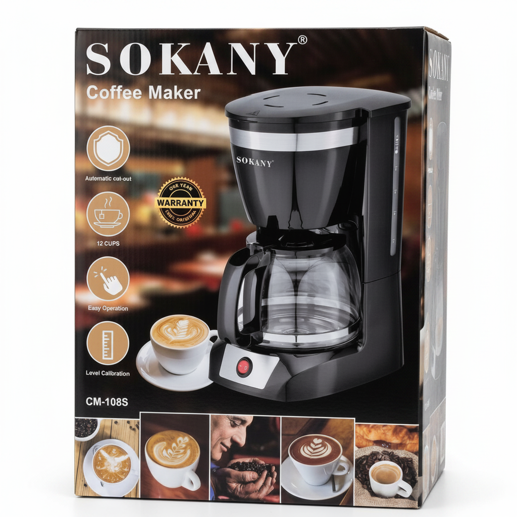 CAFETERA SOKANY CM-108S