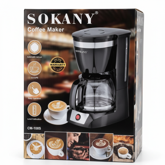 CAFETERA SOKANY CM-108S