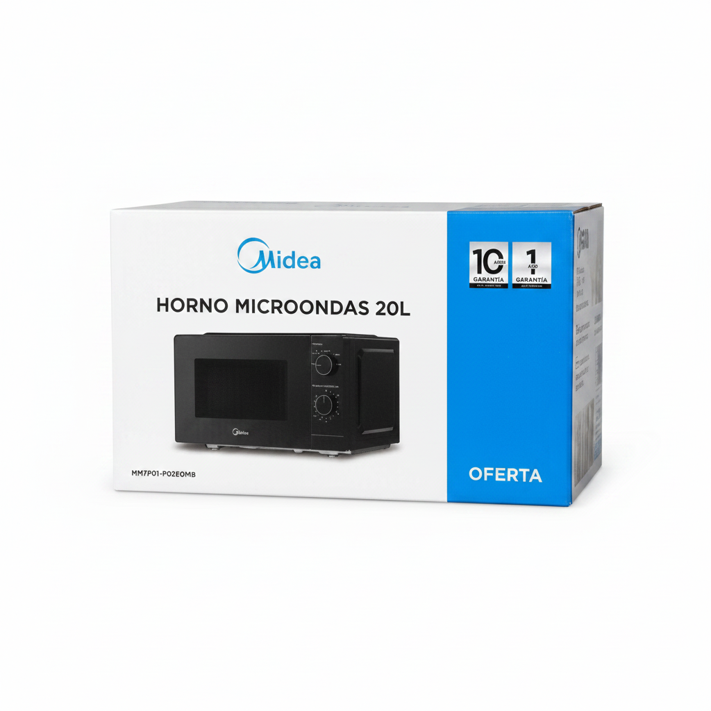 Microondas Midea 20L Negro