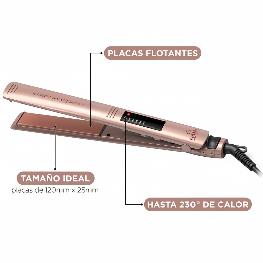 PLANCHITA GAMA WAVER Y BRUSH KERATION