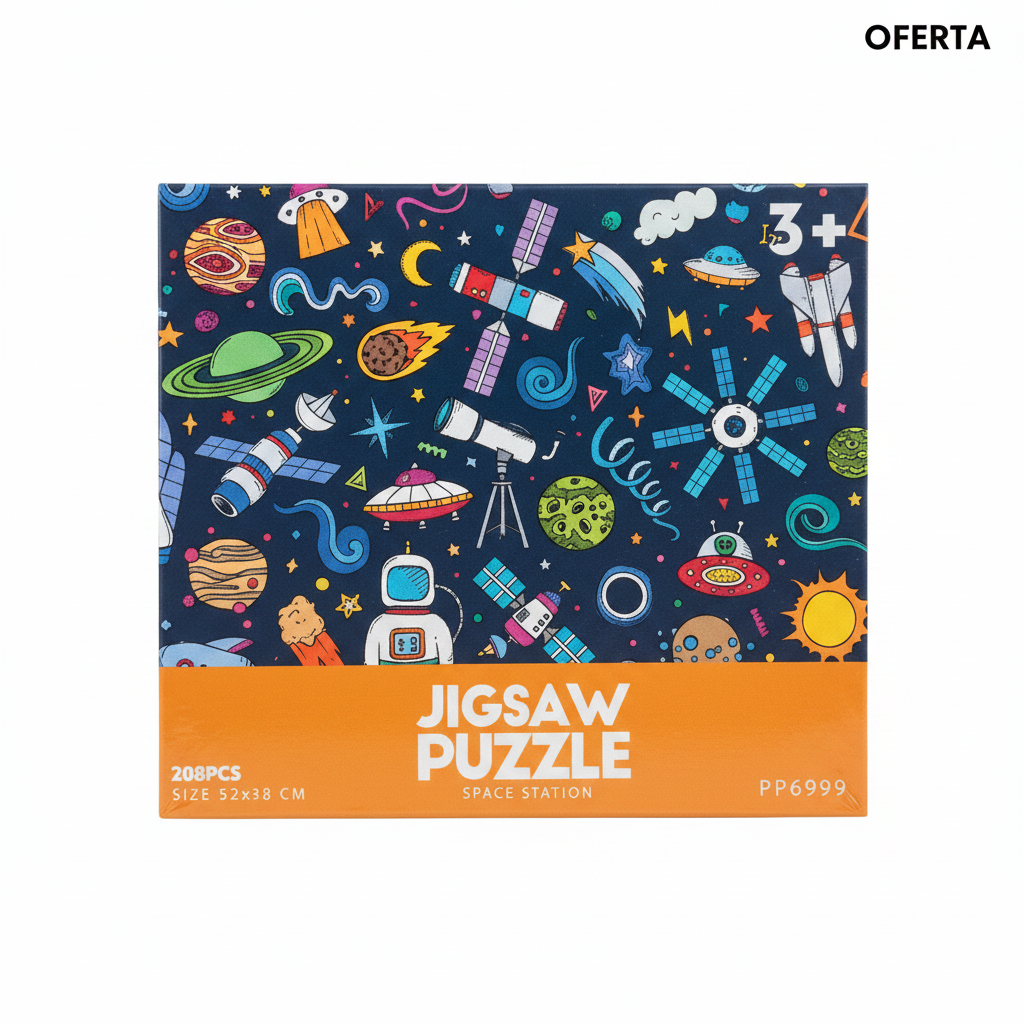 Puzzle Infantil Espacio 208 Piezas