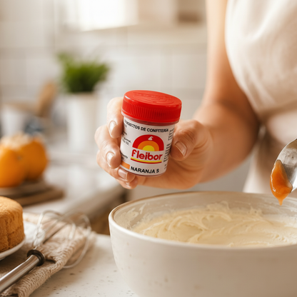 Colorante Pasta Fleibor Naranja