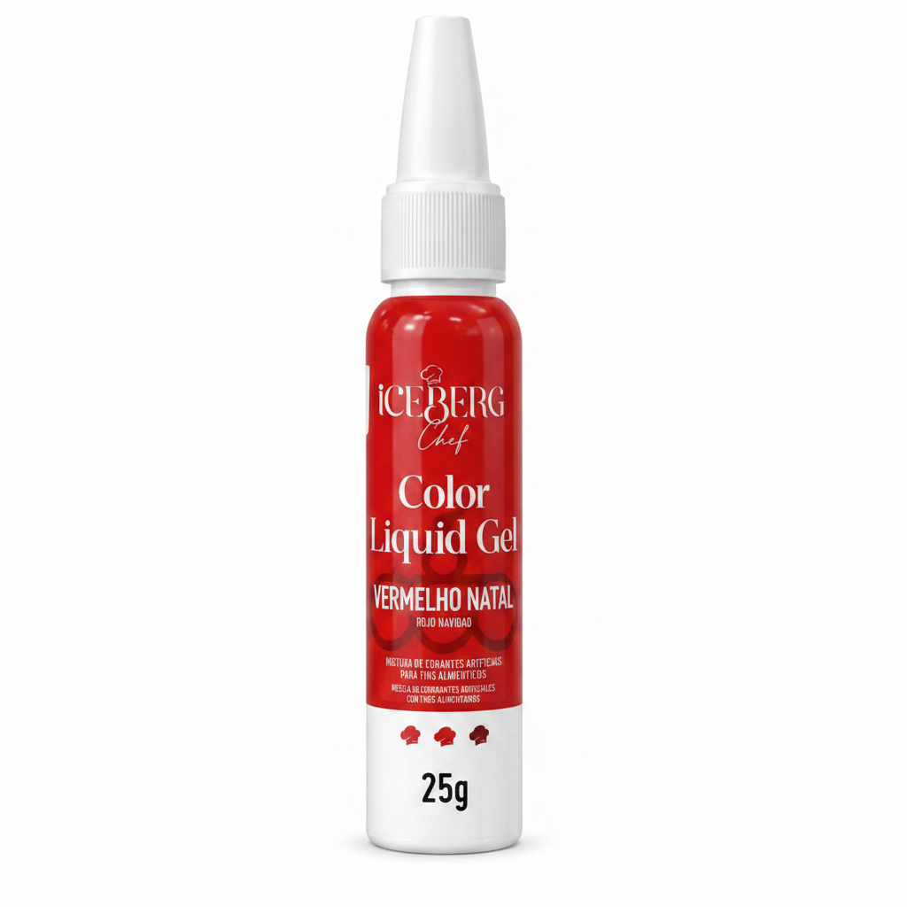 Colorante en Gel Rojo Navidad 25g