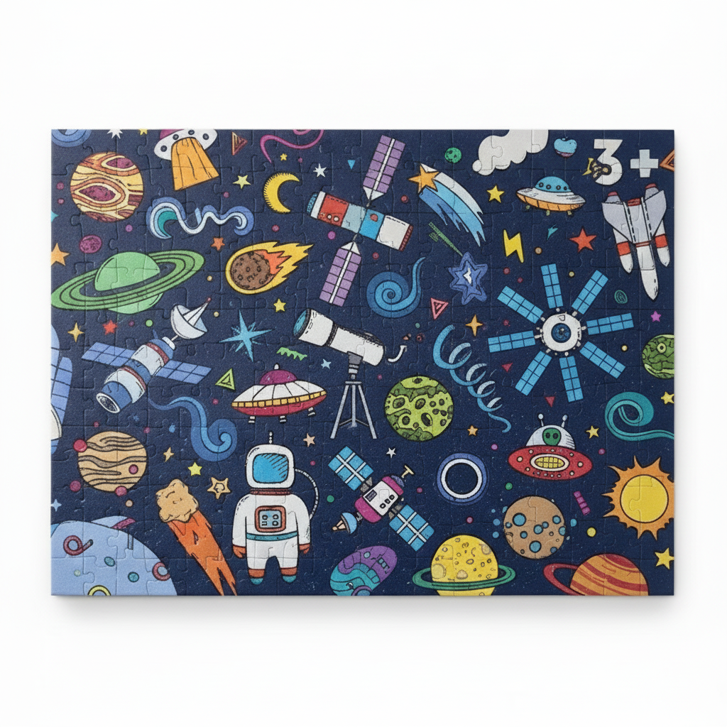 Puzzle Infantil Espacio 208 Piezas