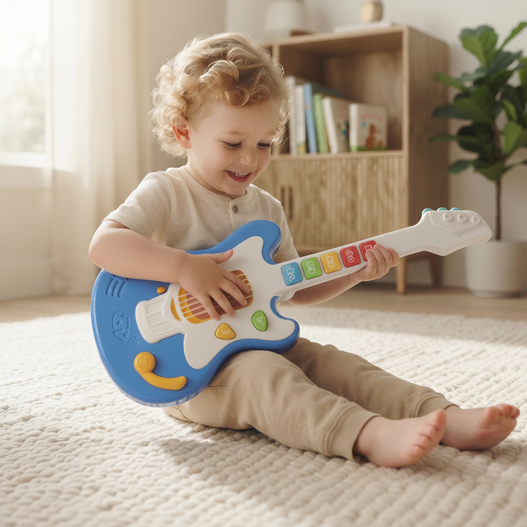 Guitarra de Juguete con Luz y Sonido