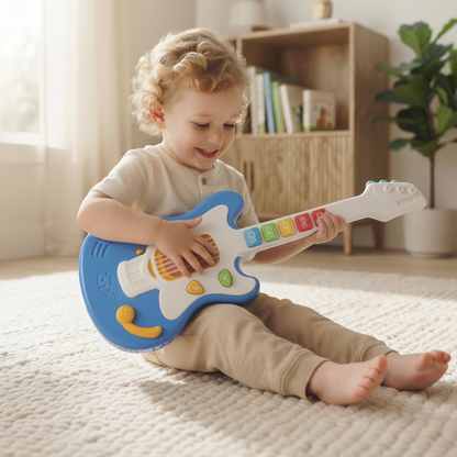 Guitarra de Juguete con Luz y Sonido