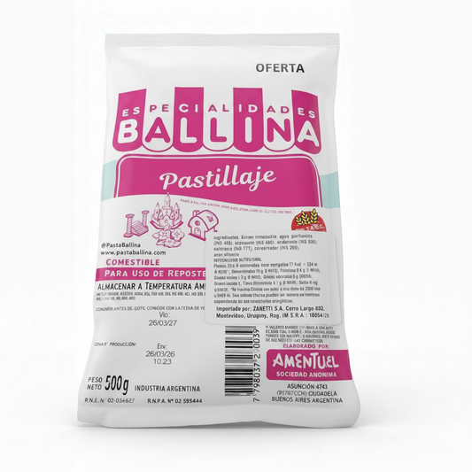 Pastillaje Ballina 500 gr