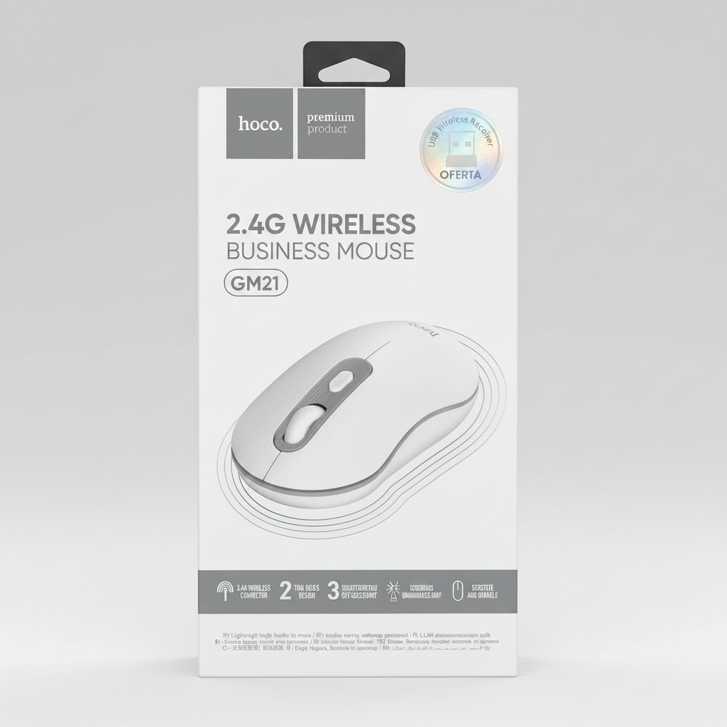Mouse Inalámbrico Hoco GM21 Blanco