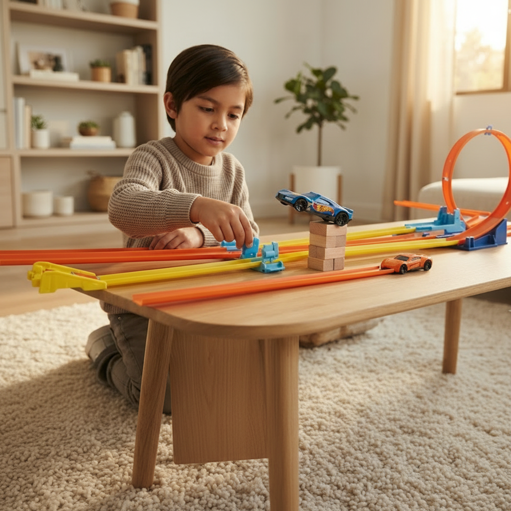 Pista Hot Wheels Plegable