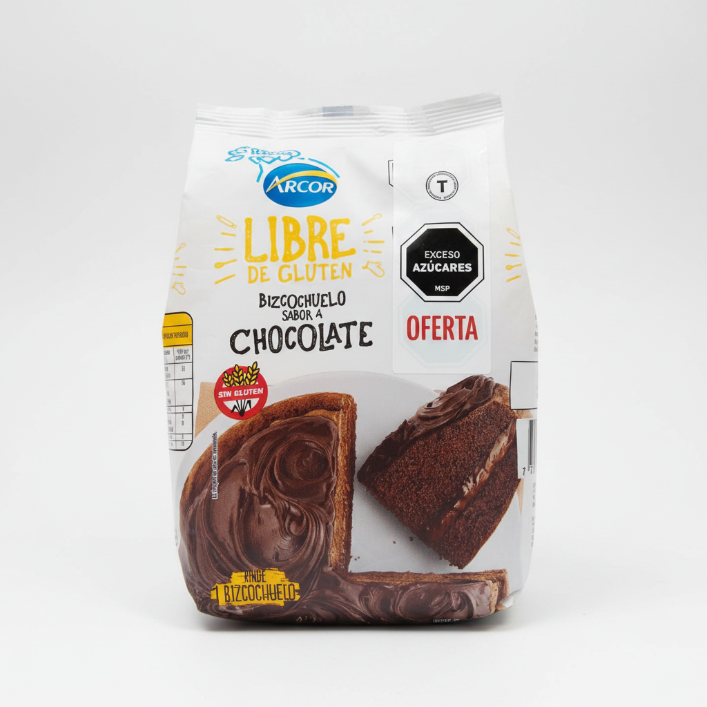 Bizcochuelo Arcor Chocolate 500g