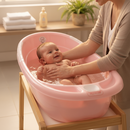 Bañito Bebé 28 Litros Rosa
