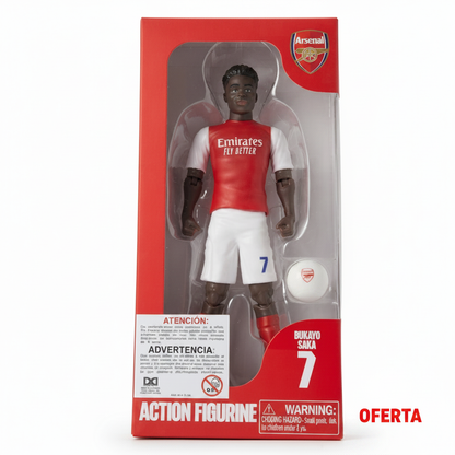 Muñeco Jugador de Fútbol Saka 20 cm