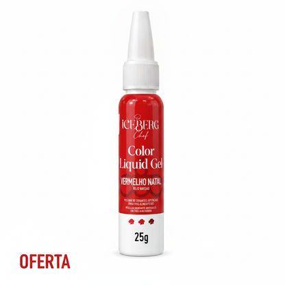 Colorante en Gel Rojo Navidad 25g