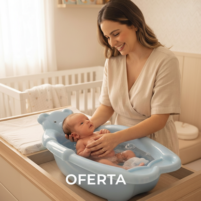 Bañito Bebé Oso 24L Celeste