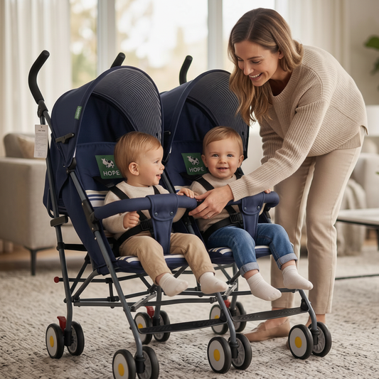 Coche de Bebé Mellizos 3065D
