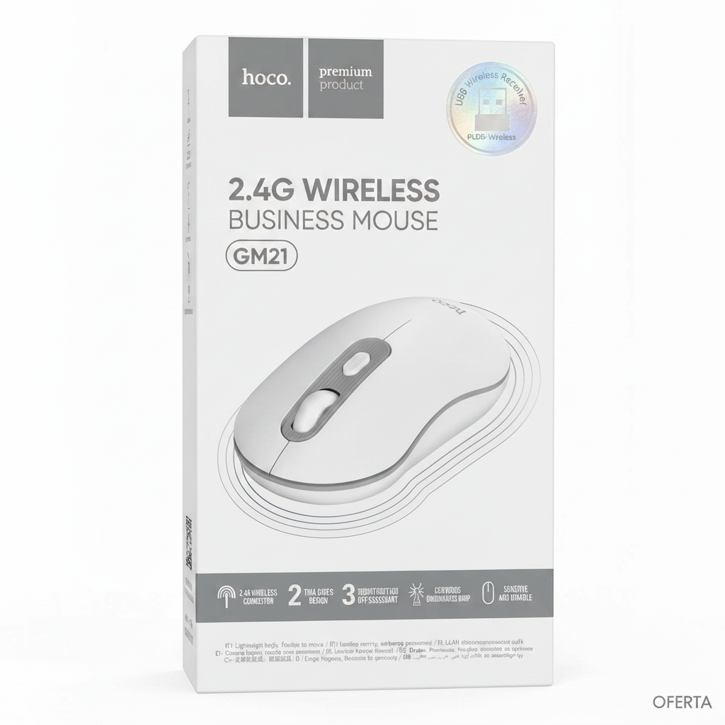 Mouse Inalámbrico Hoco GM21 Blanco