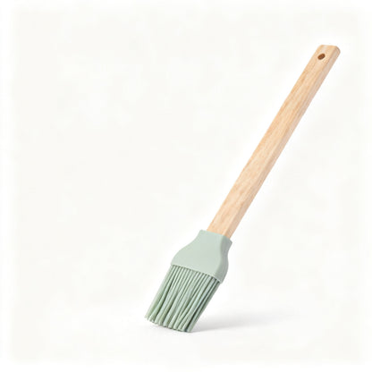 Pincel de Silicona con Mango de Madera