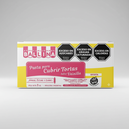 Pasta Ballina Vainilla 3 kg
