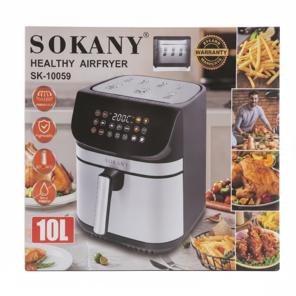 Freidora de Aire Sokany 10 Litros SK-10059