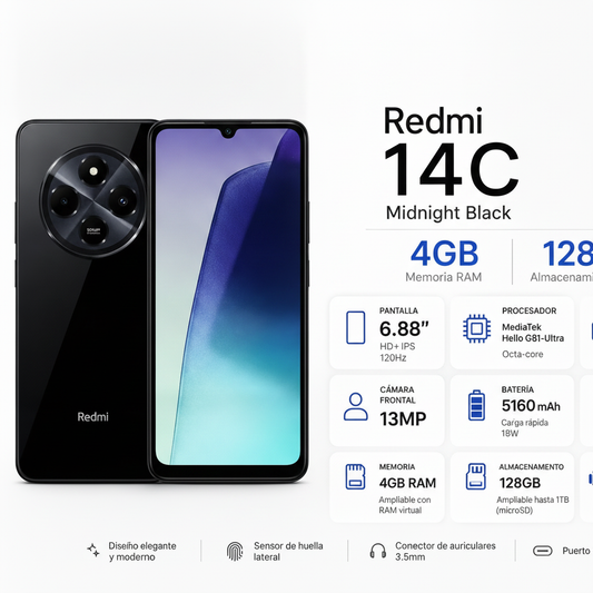 Redmi 14C 128 GB Black