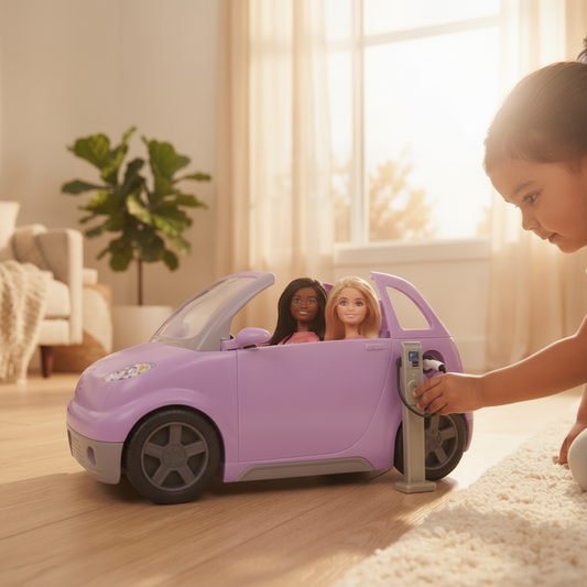 VEHICULO BARBIE ELECTRICO HJV36