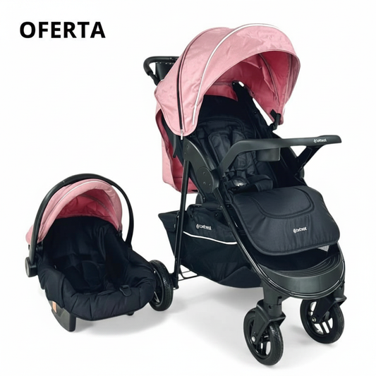 Coche Bebésit Sienna TS 5282 Rosa