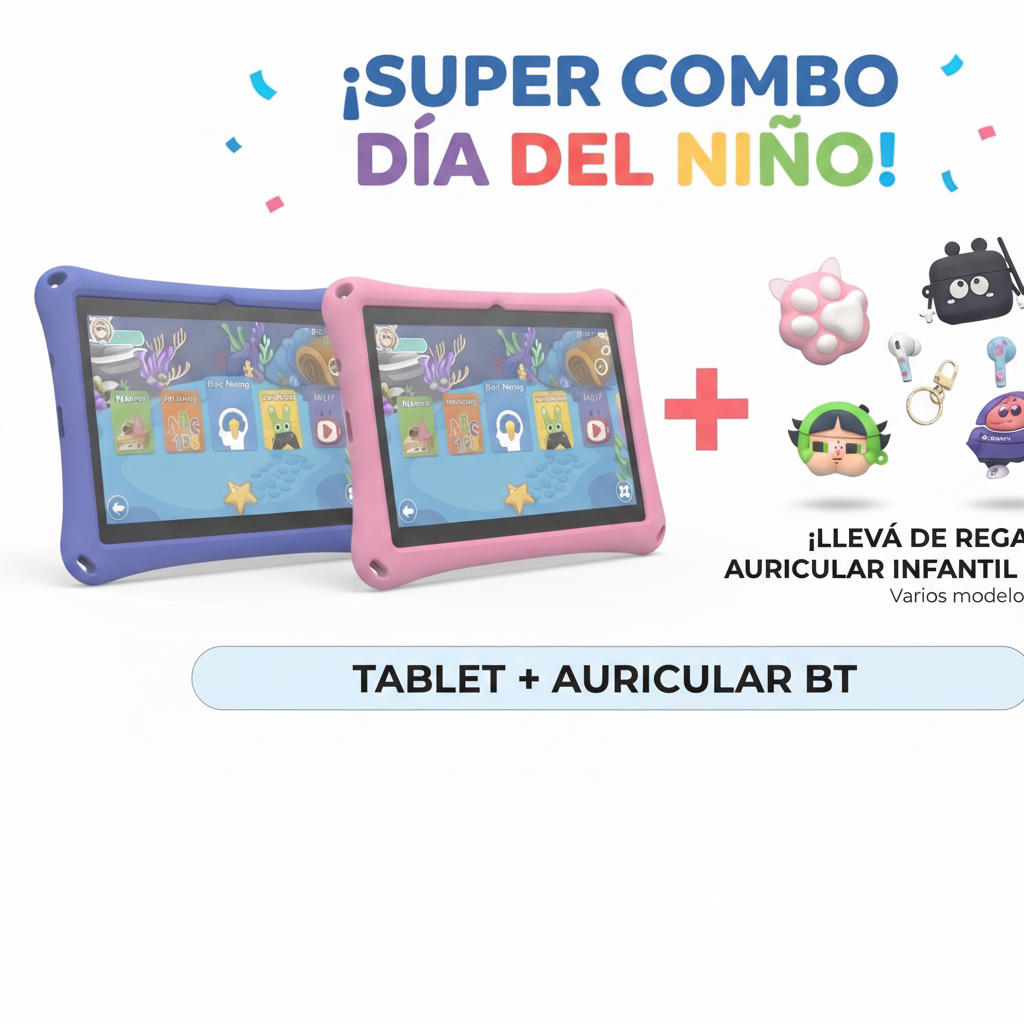Combo Tablet Kids + Auriculares