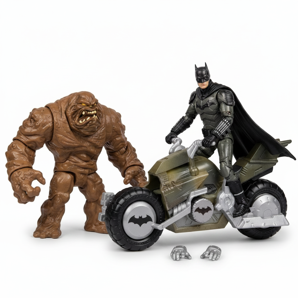 Muñeco y Batimoto Batman