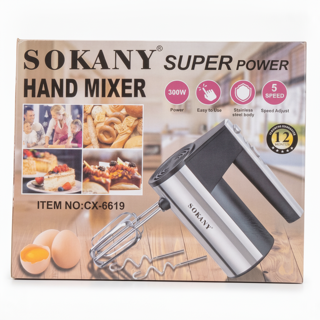 BATIDORA DE MANO SOKANY CX-6619