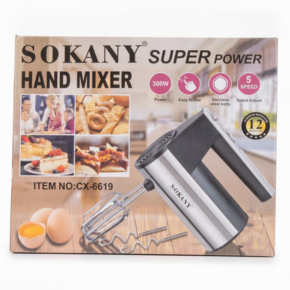 BATIDORA DE MANO SOKANY CX-6619