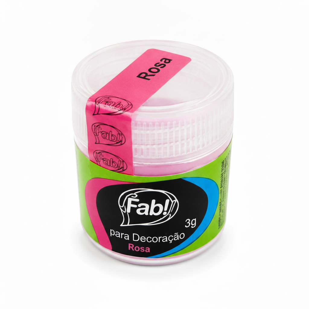 Brillo para Decoración Rosa 5g