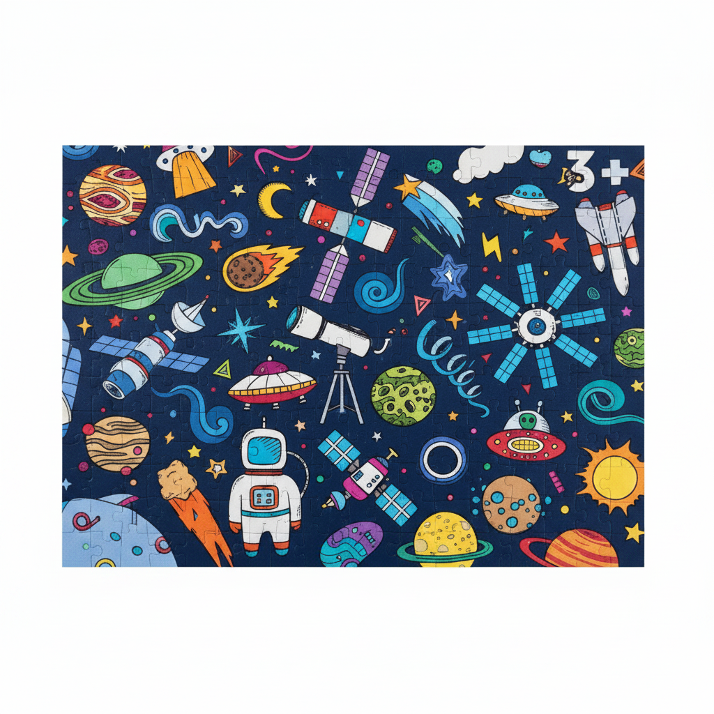Puzzle Infantil Espacio 208 Piezas