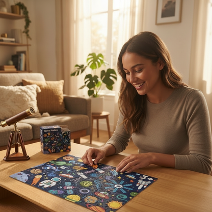 Puzzle Infantil Espacio 208 Piezas