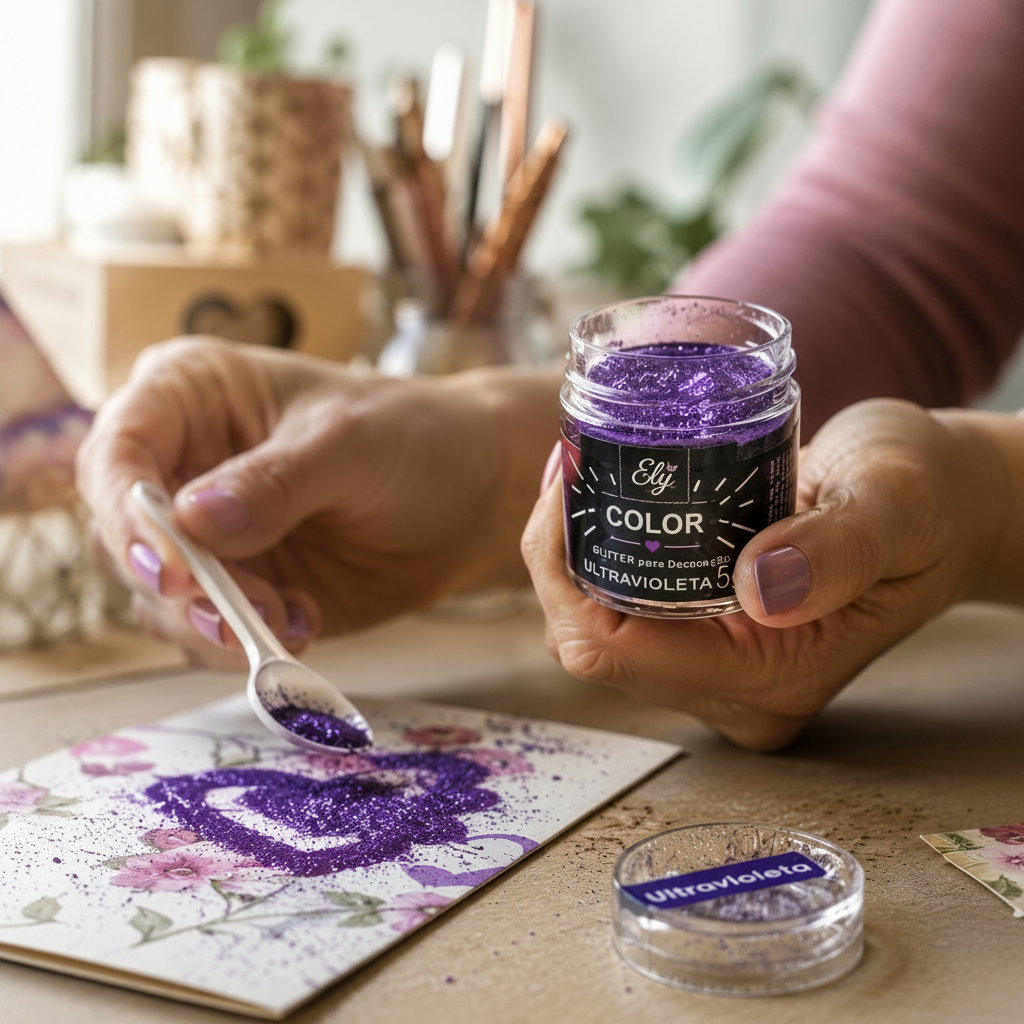 Brillo para Decoración FAB! Violeta 5g