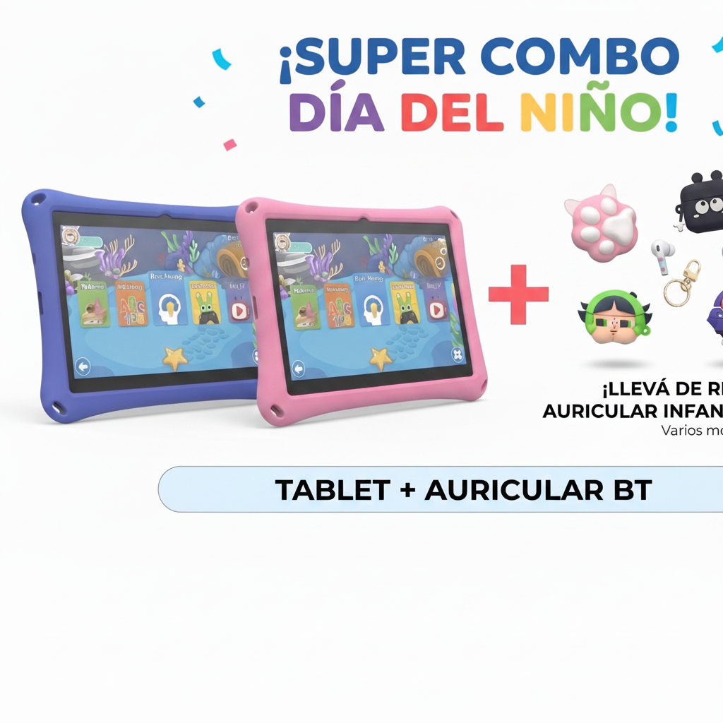 Combo Tablet Kids + Auriculares