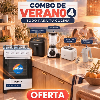 Combo de Verano 4: Cocina + Electrodomésticos