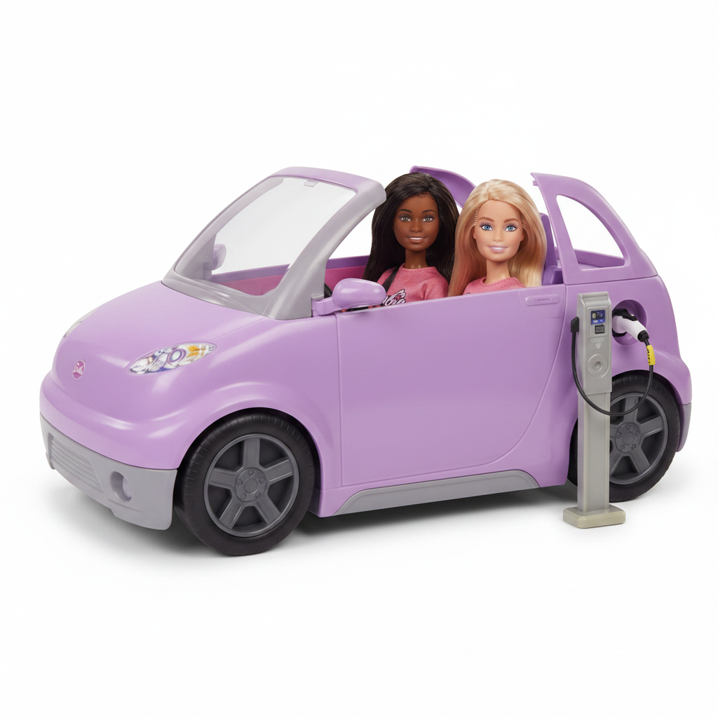 VEHICULO BARBIE ELECTRICO HJV36