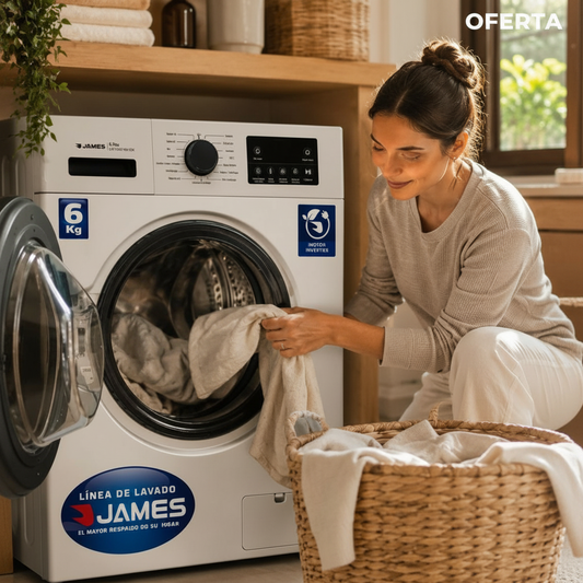 Lavarropas James 6KG LR1006