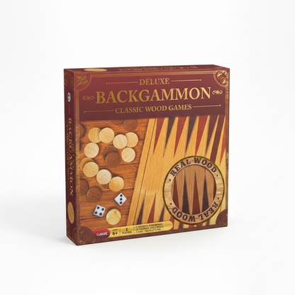 Juego de Backgammon en Caja de Madera