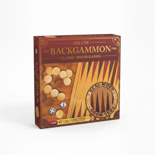 Juego de Backgammon en Caja de Madera