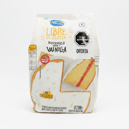 Bizcochuelo Arcor Vainilla 500g