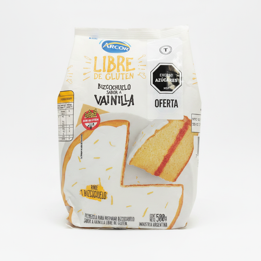 Bizcochuelo Arcor Vainilla 500g