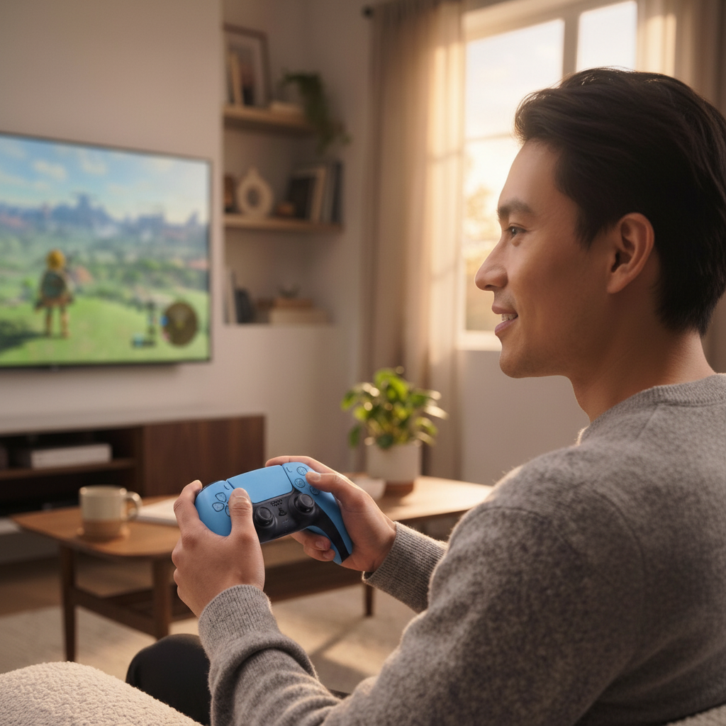 Joystick PS5 Inalámbrico Blue