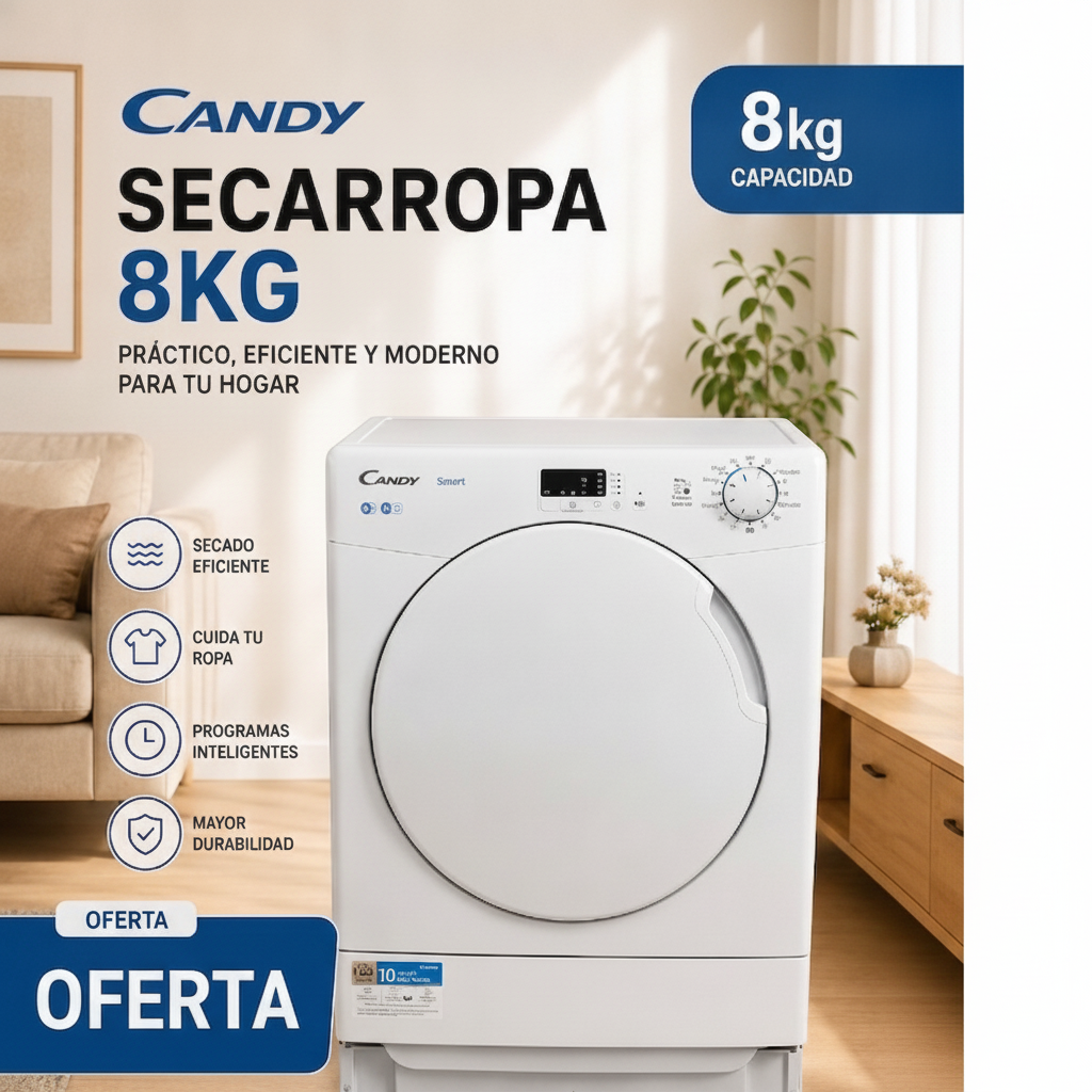 SECARROPAS CANDY EVACUACION CSE V8LF-S