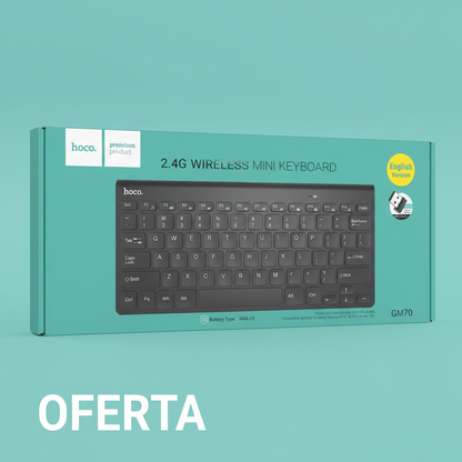 Teclado Inalámbrico Hoco GM70 Negro